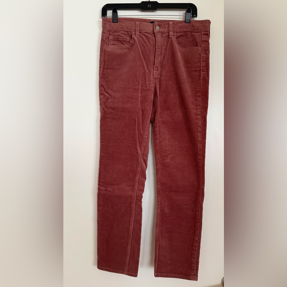 Club Monaco Straight-leg Corduroy Pants in Dusky Pink